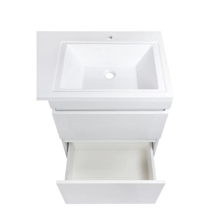 Тумба напольная Style Line Даллас 120, Люкс белая, PLUS