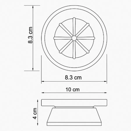 Мыльница WasserKraft Donau K-2429 хром