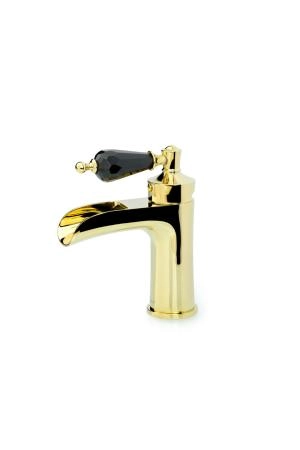 Смеситель для раковины Boheme Vogue золото с черным SW 211-BSW
