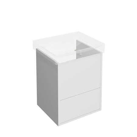 Тумба Kerama Marazzi PRO ПРО PRO.50.2\WHT  подвесная 2 ящика 50, белая матовая