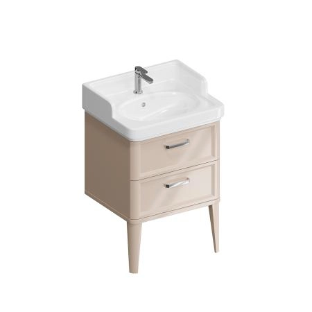 Тумба Kerama Marazzi POMPEI ПОМПЕИ PO.N.60.2\CAM напольная с 2 ящиками 60, камео бежевый глянцевый