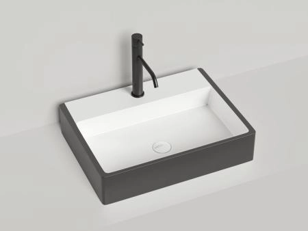 Раковина Salini OTTAVIA S-Sense покраска RAL глянцевая 60x45 1103101GF накладная без отв.смесителя