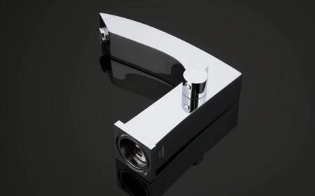 Смеситель Gappo G1107 на борт ванны 3 отверстия, хром