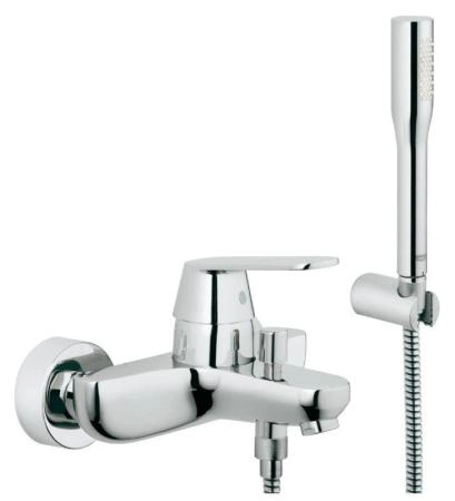 Смеситель Grohe Eurosmart Cosmopolitan 32832000 для ванны с душевым гарнитуром Euphoria