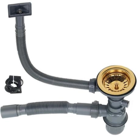 Мойка Melana ProfLine D4645HG 46x45 1,2/200 сатин золото врезная квадратная