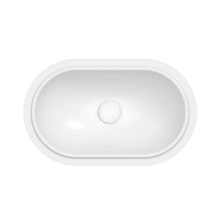 GLOBO Forty3/Bowl Раковина встраиваемая под столешницу  60*37*h20см, без отв-я под смеситель, с переливом, с креплением, цвет белая