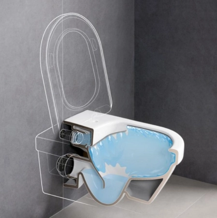 Унитаз Villeroy&Boch Architectura подвесной с сиденьем 4694HR01