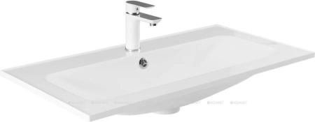 Раковина Aquanet Арт 90 Литьевой мрамор