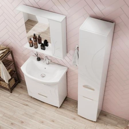 Тумба для ванной Volna Adel 60.2Y напольная (Балтика) раковина отдельно