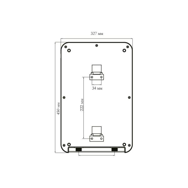 Электрический проточный водонагреватель PRIMOCLIMA IMPERIUM 8.8 кВт/380В, берлинская лазурь
