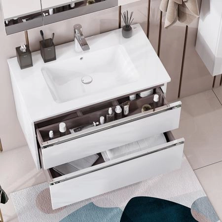 Roca The Gap Раковина подвесная 80.5х46х16см, с 1 отв., цвет: белый