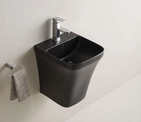 Раковина Gid Nb102bm подвесная 36,5 Черный матовый