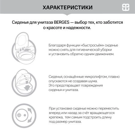 Сиденье BERGES Gap Slim SO 13003