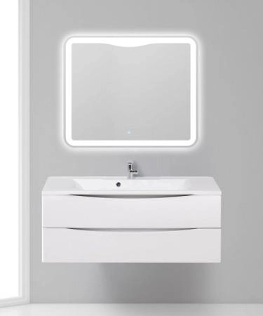 Тумба под раковину Belbagno MARINO Rovere Bianco подвесная 1200x450x500 MARINO-1200-2C-SO-WO-P