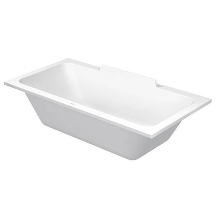 Duravit Durastyle Ванна 190х90см, акриловая, прямоугольная встраиваемая или с панелями, с двумя наклонами для спины, цвет: белый