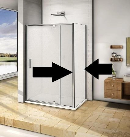 Боковая стенка GOOD DOOR Orion SP-80-G-CH 80x185 см