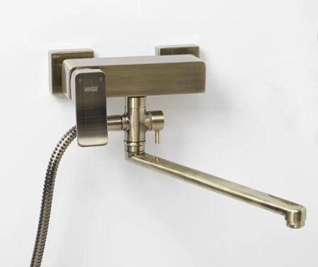 Смеситель для ванны WasserKraft Exter 1602L бронза