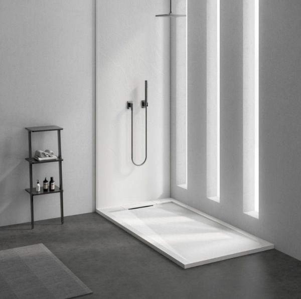 Поддон Esbano 100x80 белый ESP-LX108W литьевой мрамор