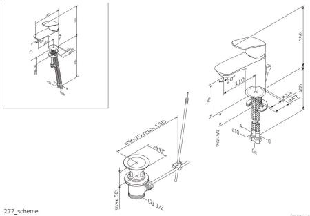 Смеситель для раковины Am.Pm Like F8093032 хром