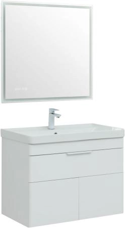 Тумба под раковину Aquanet Ирис new 815 белый глянец (1 ящик, 2 дверцы)