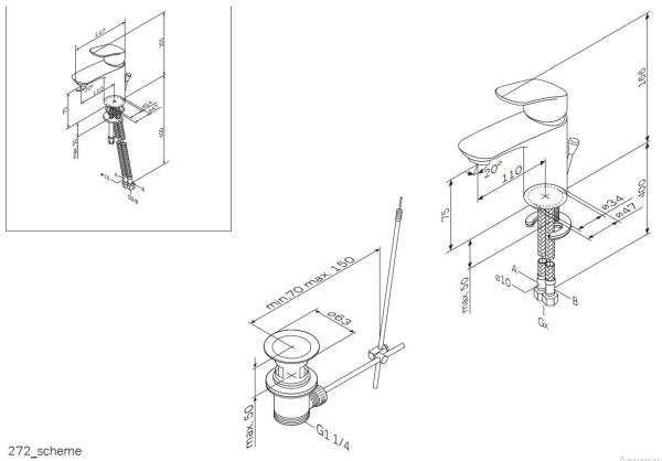 Смеситель для раковины Am.Pm Like F8093032 хром