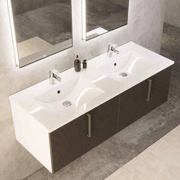 Тумба SANVIT  Рольф W 120 подвесная Белый без раковины