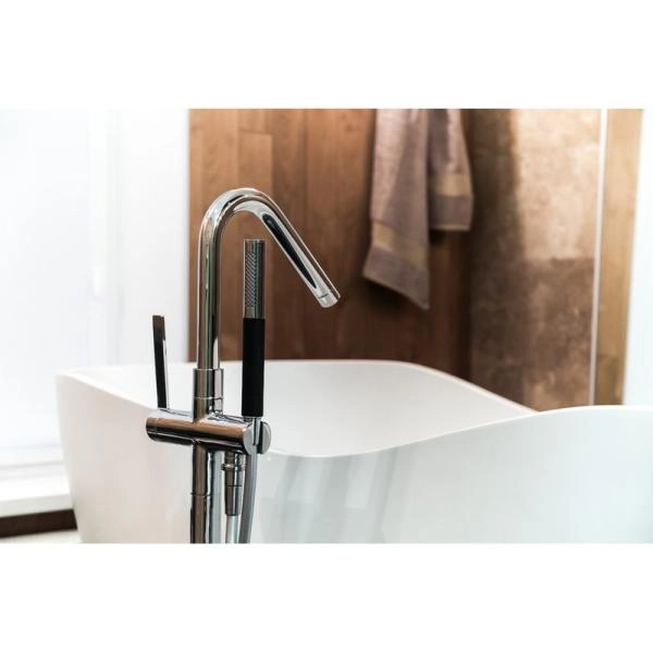 Напольный смеситель Jacob Delafon STILLNESS E97344-CP для ванны,хром