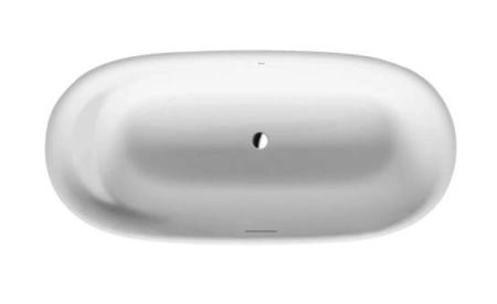 Duravit Cape Cod Ванна 1855х885 мм, отдельностоящая с бесшовной панелью и ножками с одним наклоном для спины со спец. сливом и перел. DURA SOLID A