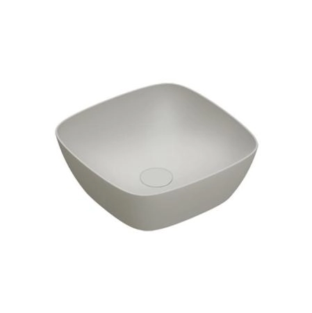 Catalano Alvea Раковина 40x40см накладная, без отв., цвет: Cemento Satinato