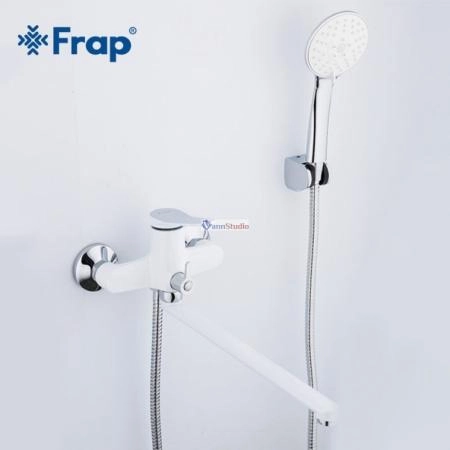 Смеситель для ванны Frap F2245 белый хром