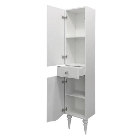 Шкаф-колонна Comforty Монако-40 правая 00003129168 белый глянец