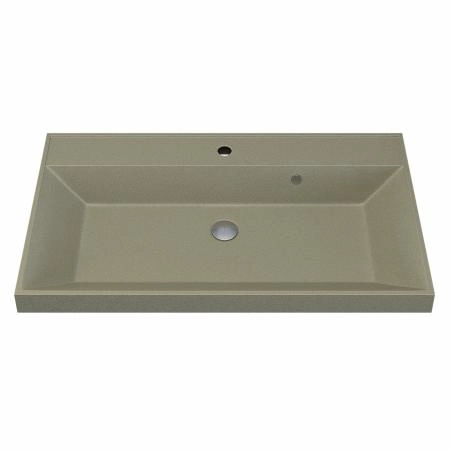 Раковина кварцевая Uperwood Classic Quartz 80 см, бежевая матовая, десерт