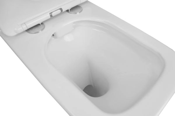 Унитазы Azario Унитаз-компакт безободковый Azario Formal AZ-1353B с крышкой микролифт