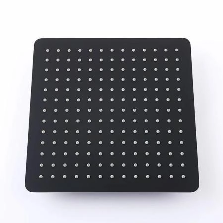 Душевая система Gappo G2417-60 термостат с изливом черный верхний душ 30x30
