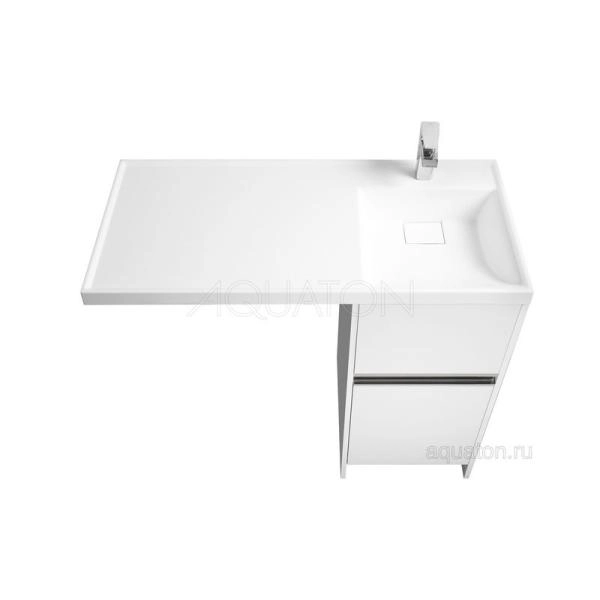 Тумба под раковину Aquaton Лондри 1A236001LH010 400 с ящиком,белый