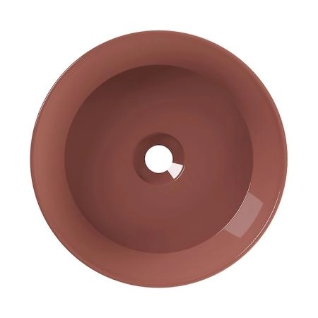 Alice Spy Round Раковина Ø40см., накладная, без отв., цвет: табаско глянцевый