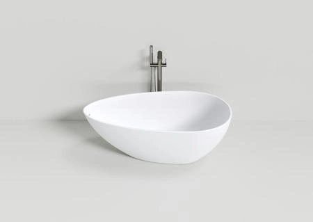Ванна NT BAGNO NT312 1500 PETALO 1500x750 искусственный камень белый матовый