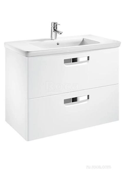 Тумба с раковиной Roca Gap 80 ZRU9302732 белая матовая