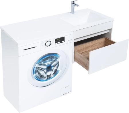 Тумба под раковину Aquanet Токио 58 белый (подвесная, 1 ящик)