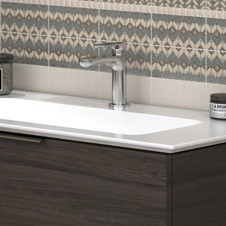 Смеситель для раковины Kerama Marazzi OLE ОЛЕ 69412KM.21.018 однорычажный без донного клапана 3/8, хром глянец