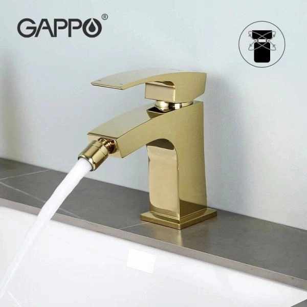 Смеситель Gappo G5007-3  для биде  золото