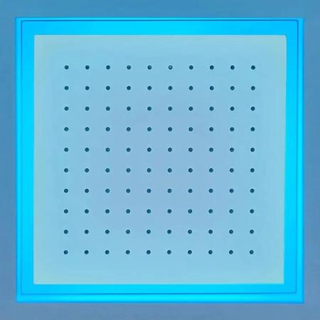 Antonio Lupi Душевая система Meteo 35 x 35 x 11 см, цвет: белый, с подсветкой
