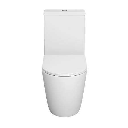 Унитаз Grossman GR-4480MS Color (620*365*810) БЕЛЫЙ МАТОВЫЙ напольный Безободковый с тонкой крышкой