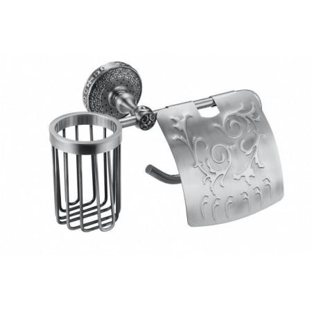 Держатель освежителя воздуха и туалетной бумаги ZORG (AZR 20 SL) серебро