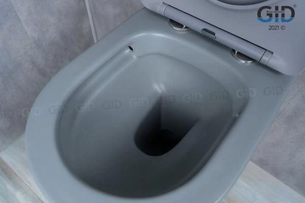 Унитаз Gid Tr2130Gm 48 см подвесной безободковый микролифт серый матовый