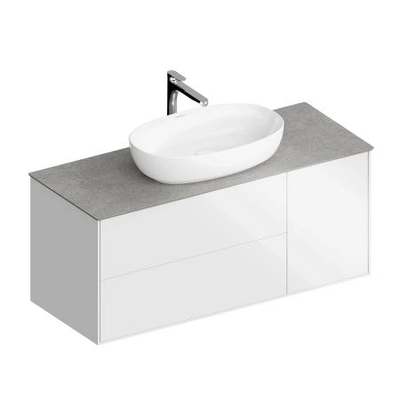 Тумба Kerama Marazzi PLAZA MODERN ПЛАЗА МОДЕРН PLB.M.120.3\WHT.V подвесная 120 белый 3 ящика