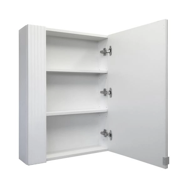 Зеркало-шкаф Comforty Лима-60 00-00019426 белый матовый