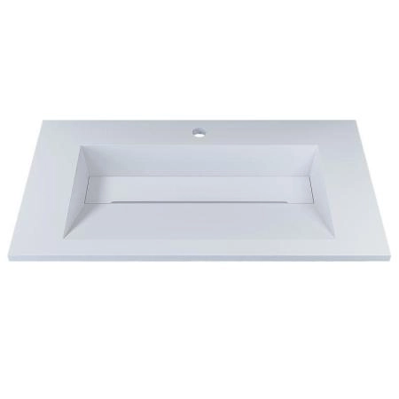 Раковина для ванной полувстраиваемая Uperwood Next Premium 70 см, прямоугольная, белая