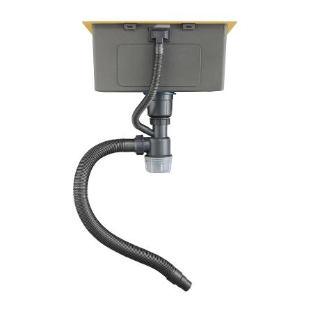 Кухонная мойка GAPPO GS7246-3 с коландером, золотой сатин