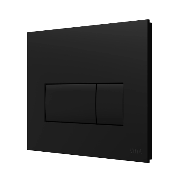 Кнопка смыва для инсталляции VitrA Root Square  740-2311 матовая черная двойный смыв